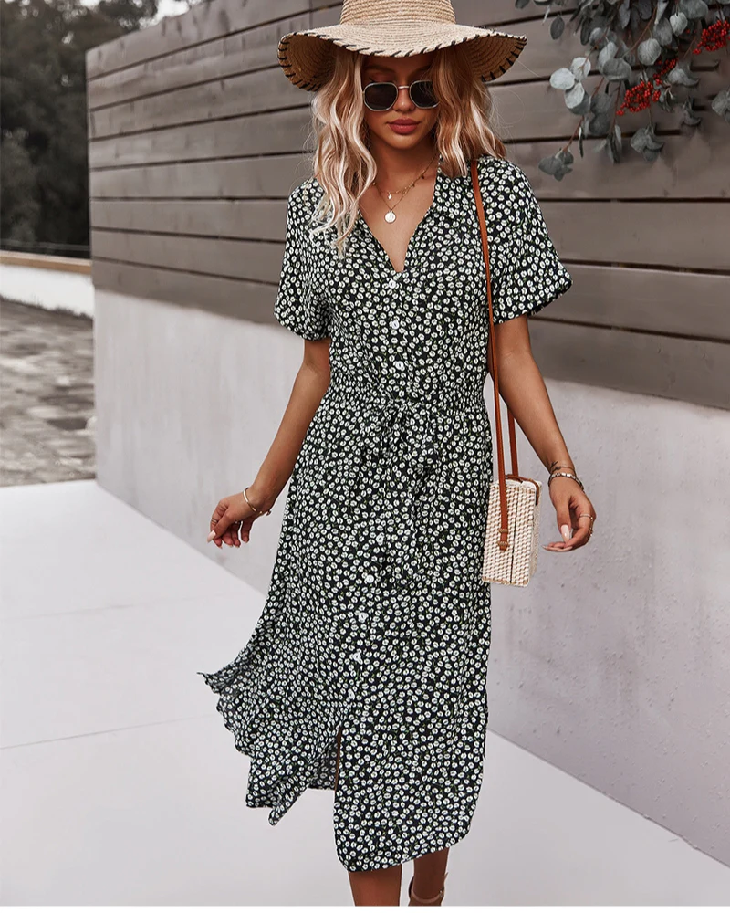 Heidi-Mode | Sommerkleid Midi Das Geblümte Kleid Ist Ein Must-Have für Diesen Sommer - Image 4