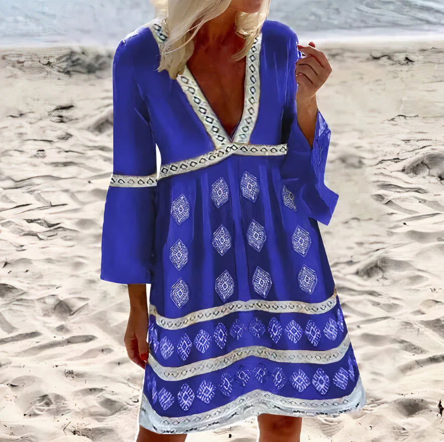 Heidi-Mode | Sommerkleid mit Fledermausärmeln