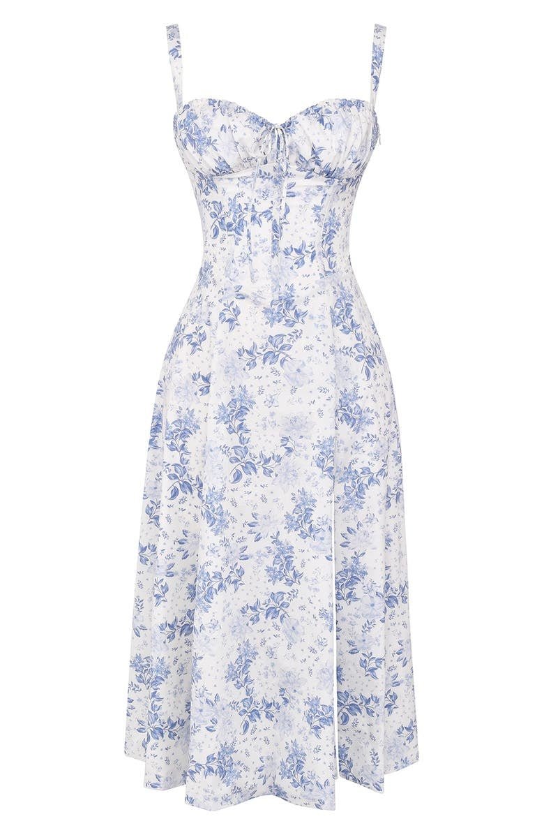 Heidi-Mode | Sommerliches Midi Kleid mit Trägern & Schlitz Luftig, Elegant & Perfekt für Warme Tage - Image 11