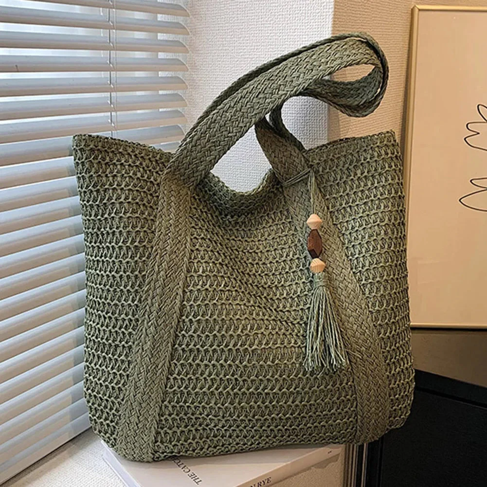 Heidi-Mode | Sommertasche Aus Stroh mit Lässigem Design - Image 3