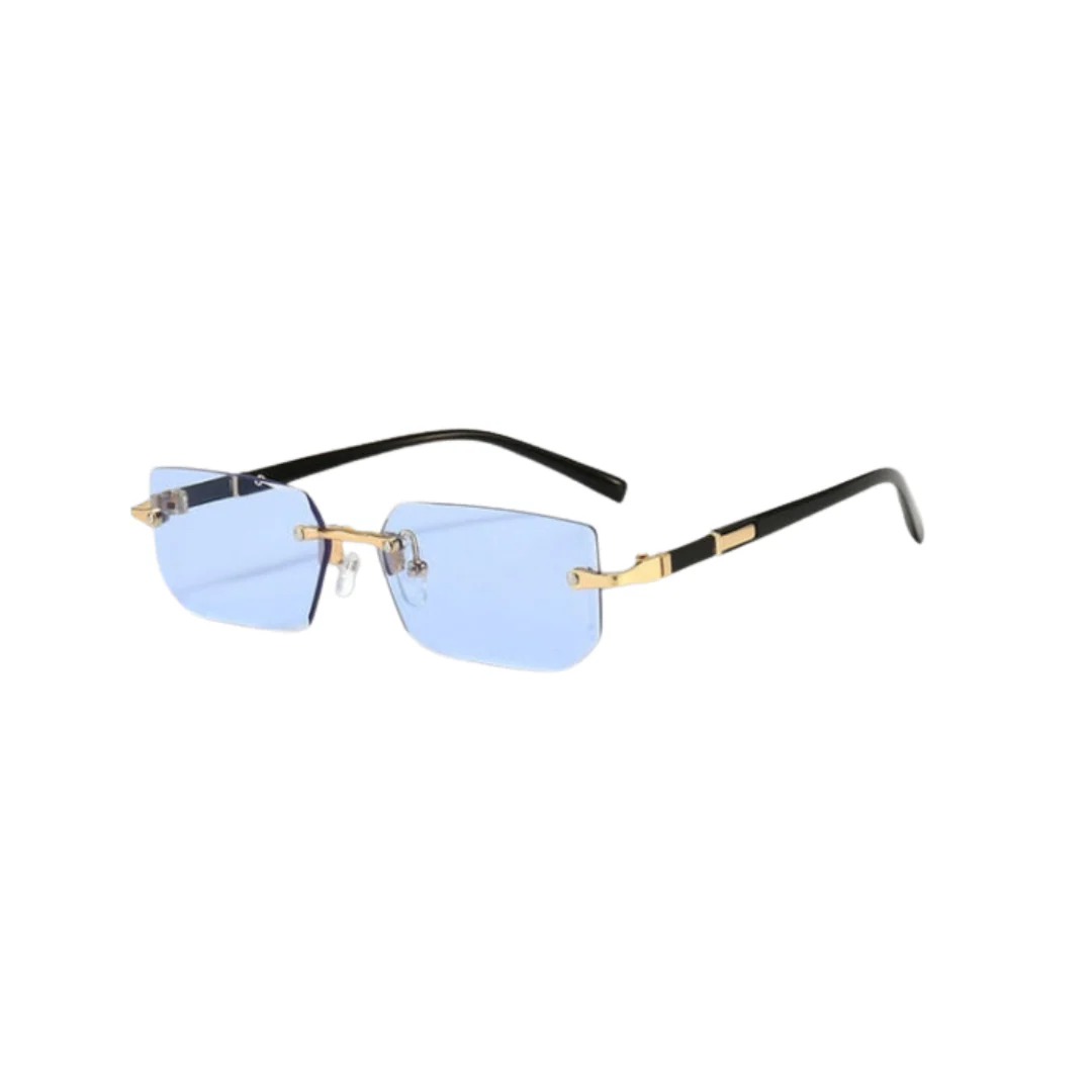 Heidi-Mode | Sonnenbrille - Modern - Rechteckig Rahmenlos Retro - Image 2