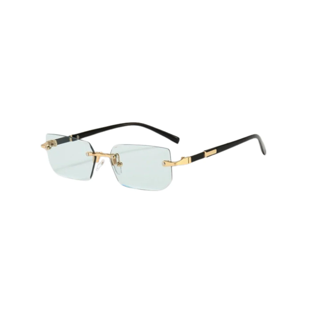 Heidi-Mode | Sonnenbrille - Modern - Rechteckig Rahmenlos Retro - Image 5
