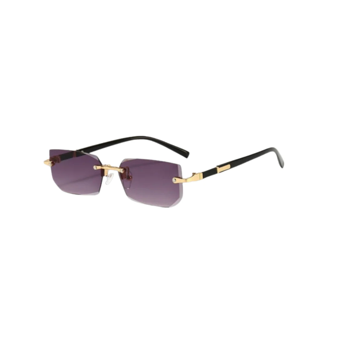 Heidi-Mode | Sonnenbrille - Modern - Rechteckig Rahmenlos Retro - Image 7