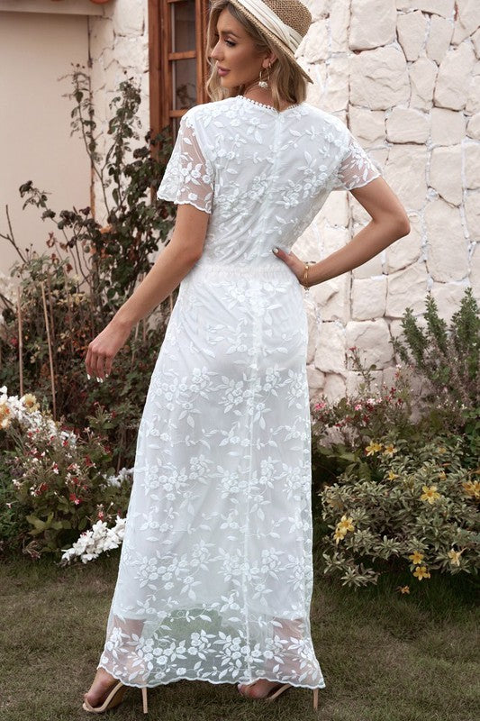 Heidi-Mode | Spitzen Maxikleid