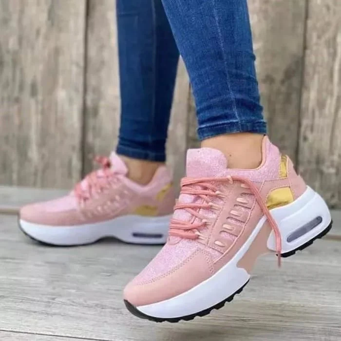 Heidi-Mode | Sportliche Sneaker mit Klobiger Sohle für Damen - Image 4