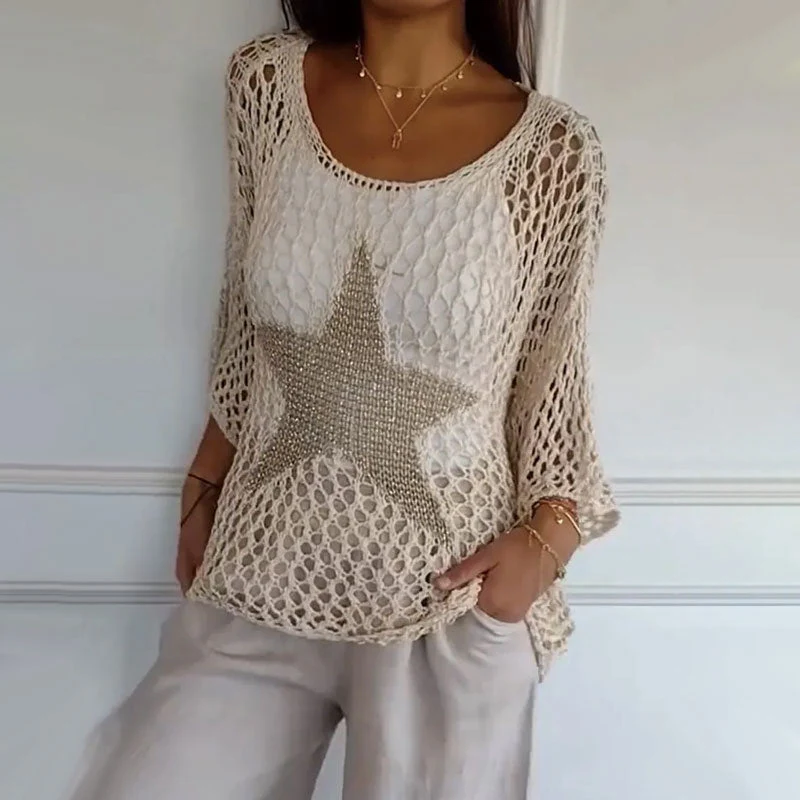 Heidi-Mode | Sternenstricktop - Image 7