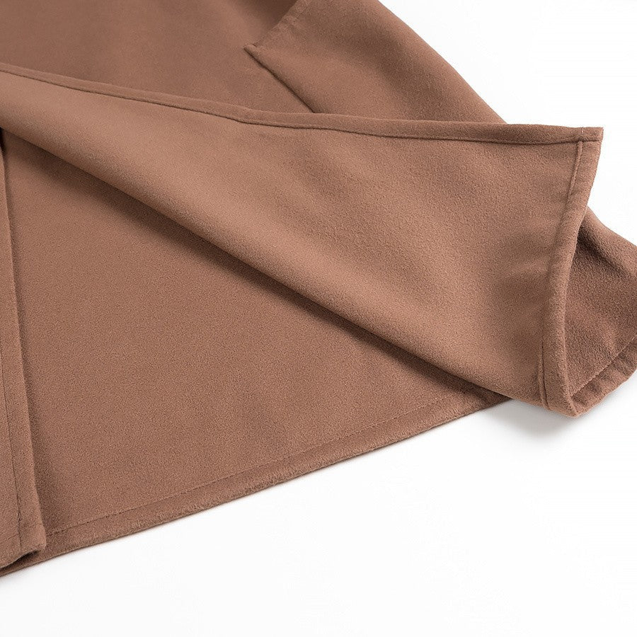 Heidi-Mode | Stehkragen Cape-Stil Mantel - Image 7