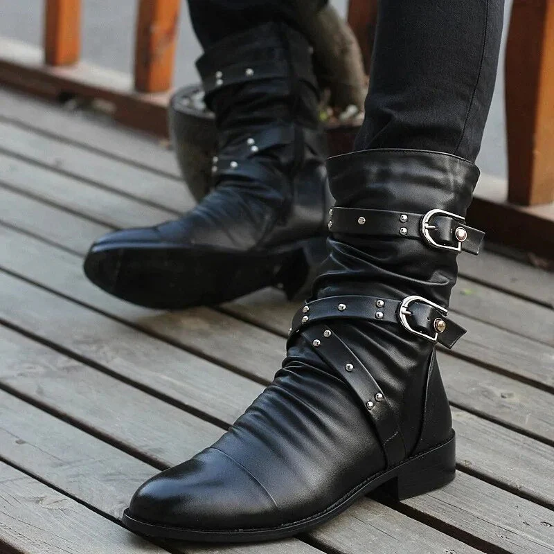 Heidi-Mode | Stiefel Aus Weinlese Leder - Image 5