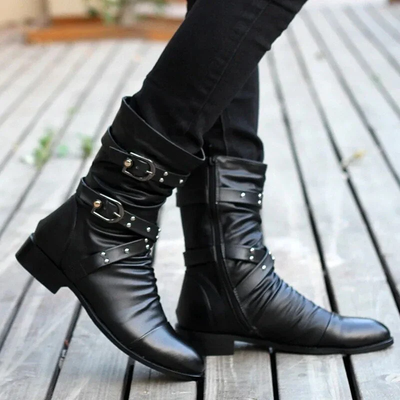 Heidi-Mode | Stiefel Aus Weinlese Leder - Image 6
