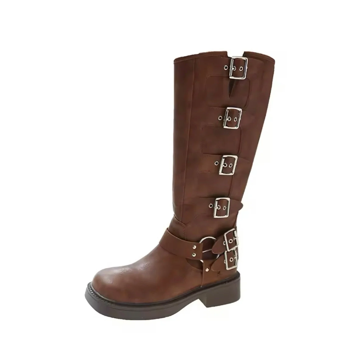 Heidi-Mode | Stiefel mit Schnallen und Absatz - Image 3