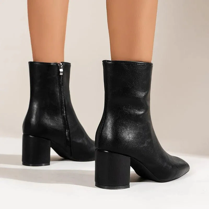 Heidi-Mode | Stiefel mit Dicker Spitze - Image 5
