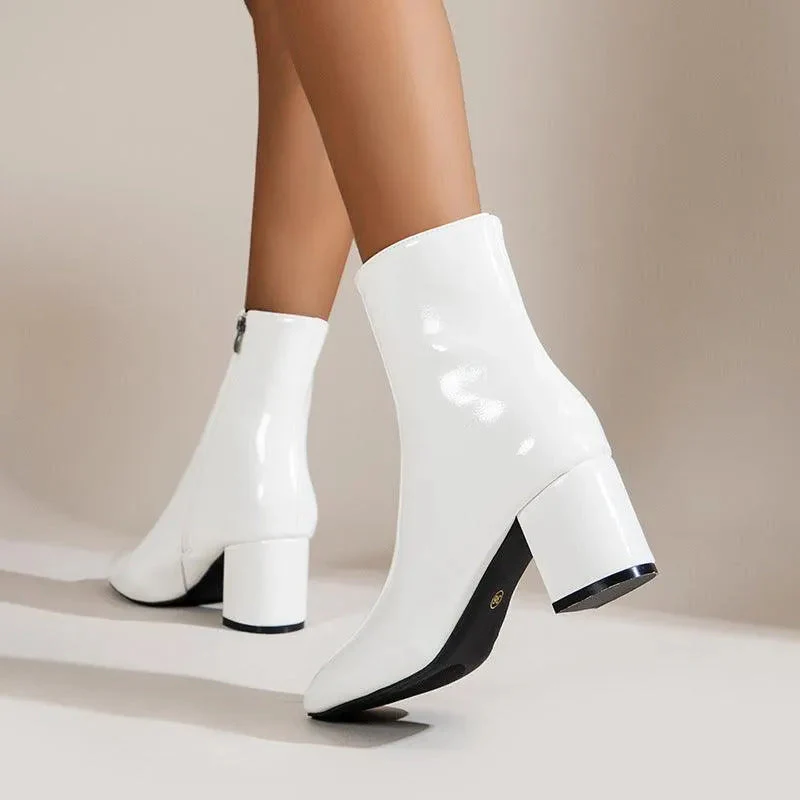 Heidi-Mode | Stiefel mit Dicker Spitze - Image 9