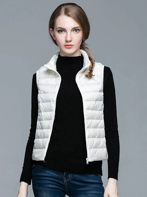 Heidi-Mode | Superpositionsstil ärmellose Daunenjacke - Image 39