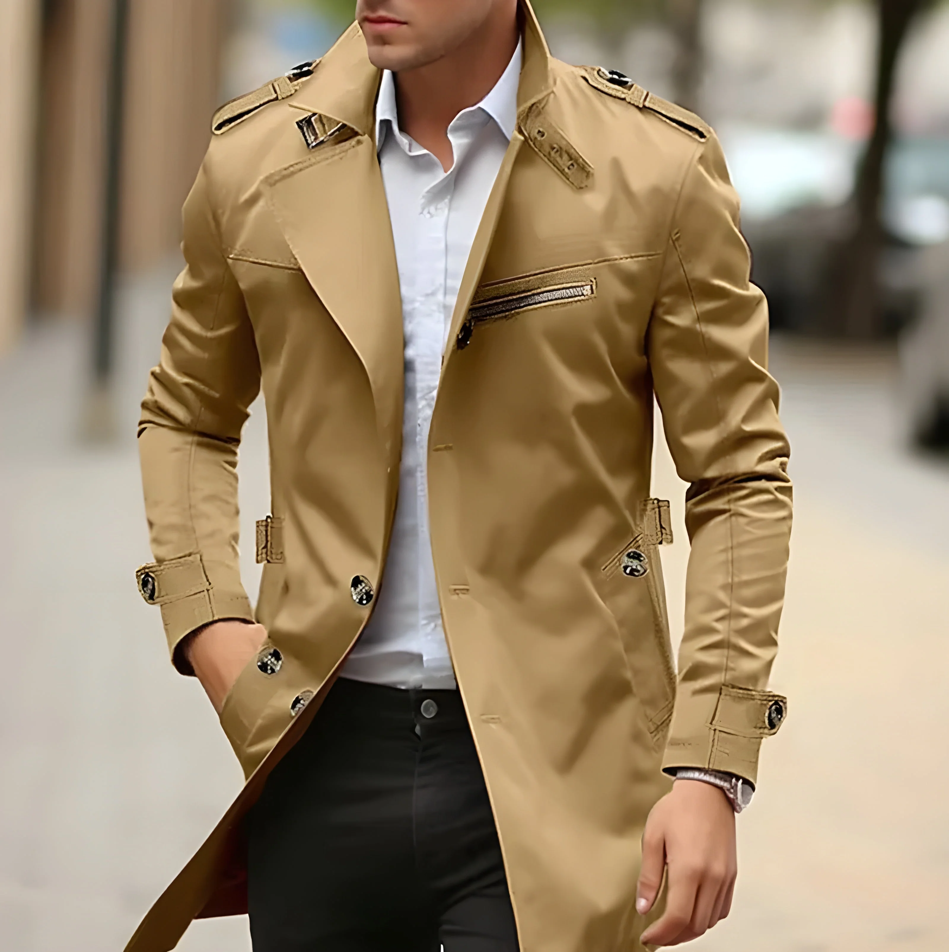 Heidi-Mode | Stilvoll Trenchcoat für Männer - Image 6