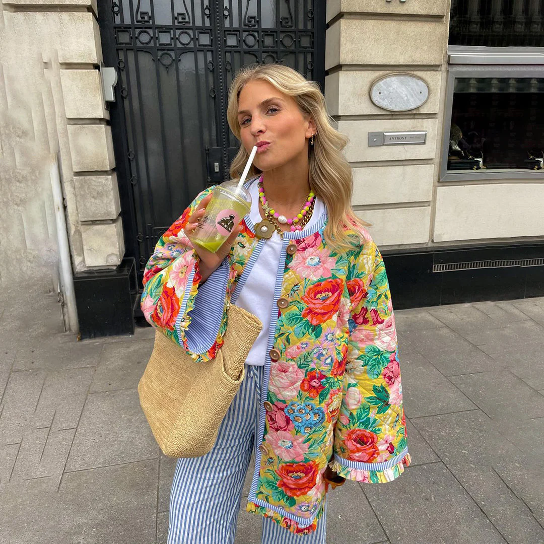 Heidi-Mode | Stilvolle Blumen Sommerjacke - Image 7