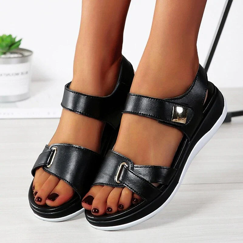 Heidi-Mode | Stilvolle Flache Orthopädische Sandalen - Image 3