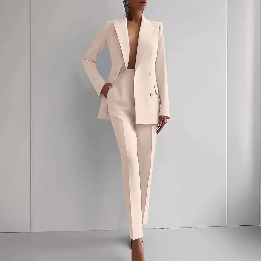 Heidi-Mode | Stilvolles Satz Bestehend Aus Edlem Blazer und Eleganter Hose - Image 3