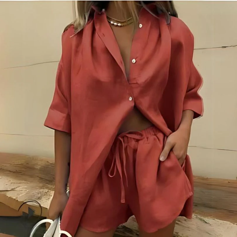 Heidi-Mode | Stylisches Set mit Top und Shorts - Image 6