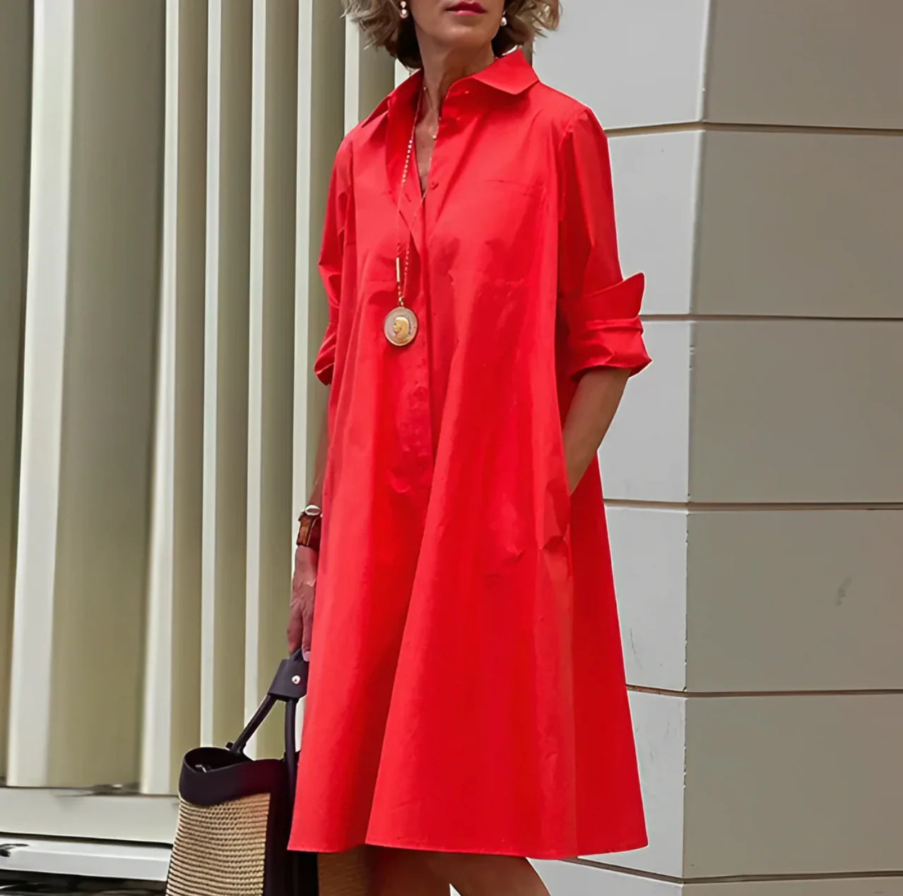 Heidi-Mode | Stilvolles Sommer Frühlings Polokleid
