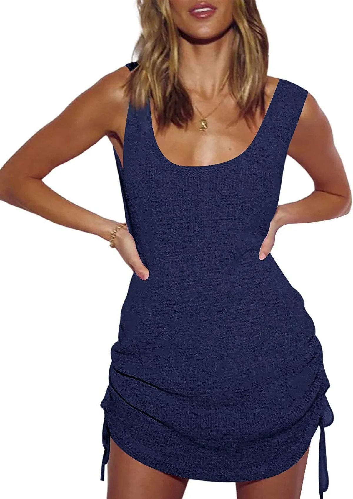 Heidi Mode | Strand rückenfreie Strickweste Rock Badeanzug Bluse - Image 15