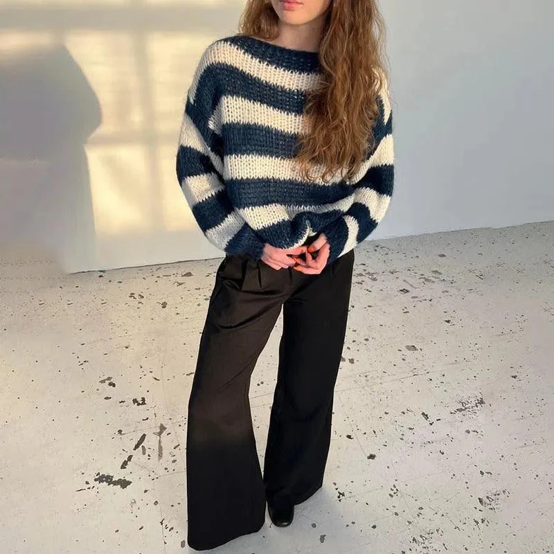 Heidi-Mode | Gestreifter Pullover