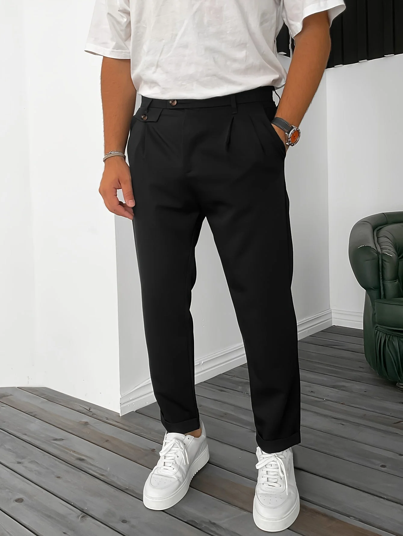 Heidi-Mode | Stretch Herrenhose für Geschäftliche Bankette - Image 11