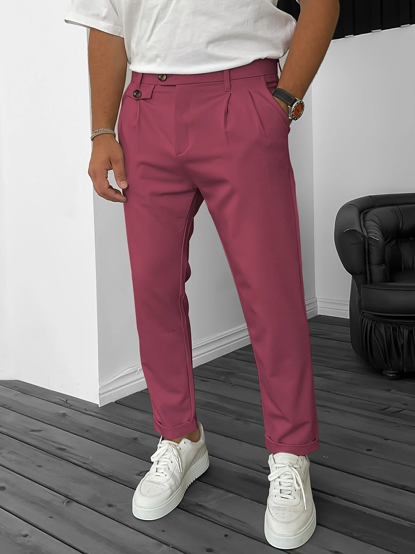 Heidi-Mode | Stretch Herrenhose für Geschäftliche Bankette - Image 12