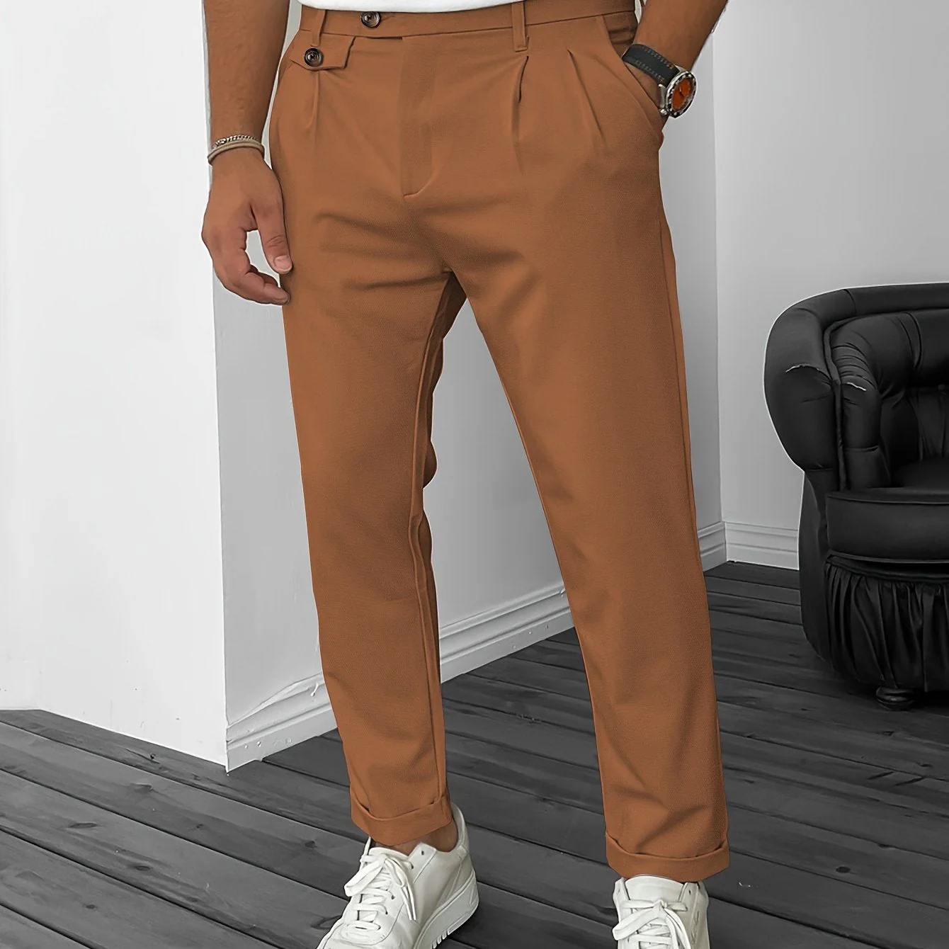 Heidi-Mode | Stretch Herrenhose für Geschäftliche Bankette - Image 8
