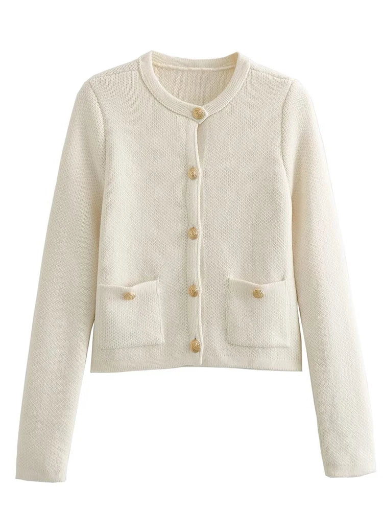 Heidi-Mode | Strick-Cardigan mit Rundhalsausschnitt - Image 5