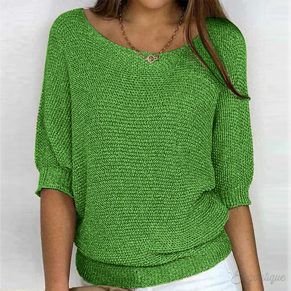 Heidi-Mode | Strick Lässig Damenpullover Bequemer und Stylischer Pullover - Image 12
