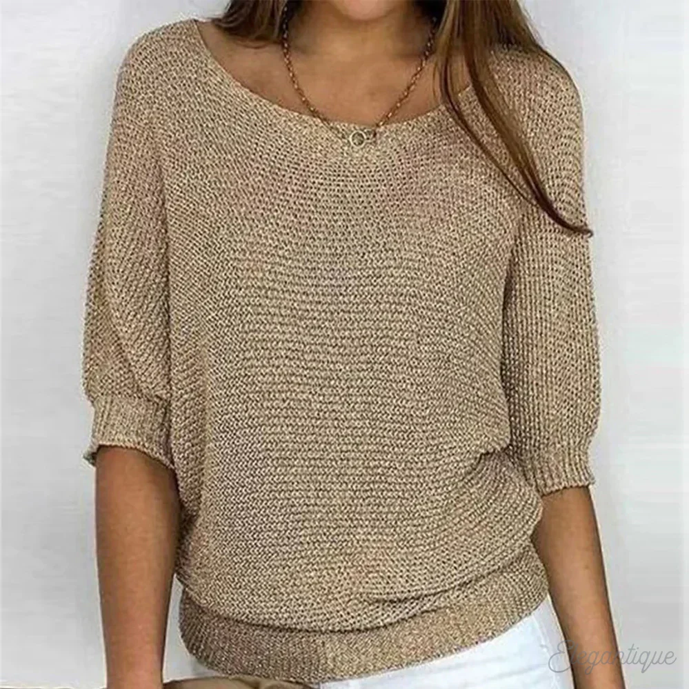 Heidi-Mode | Strick Lässig Damenpullover Bequemer und Stylischer Pullover - Image 8
