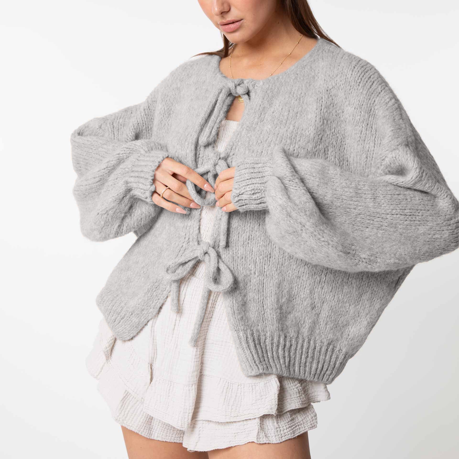 Heidi-Mode | Strickjacke mit Schleifen - Image 15