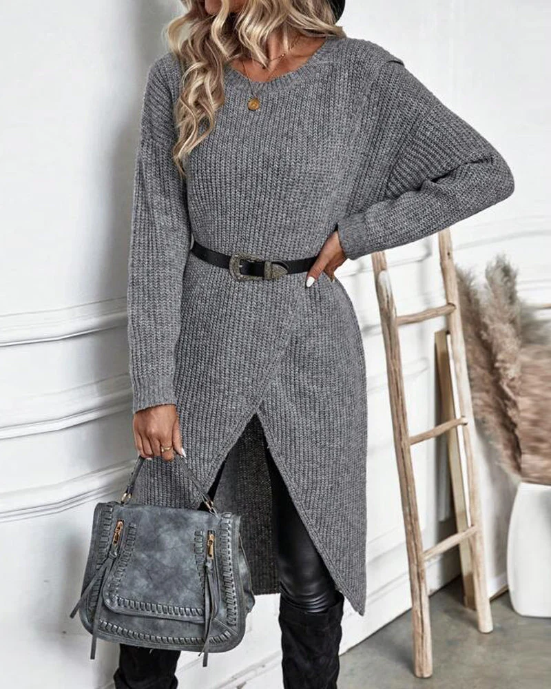 Heidi-Mode | Strickpullover für Modernen Komfort und Mühelosen Stil für Frauen - Image 3