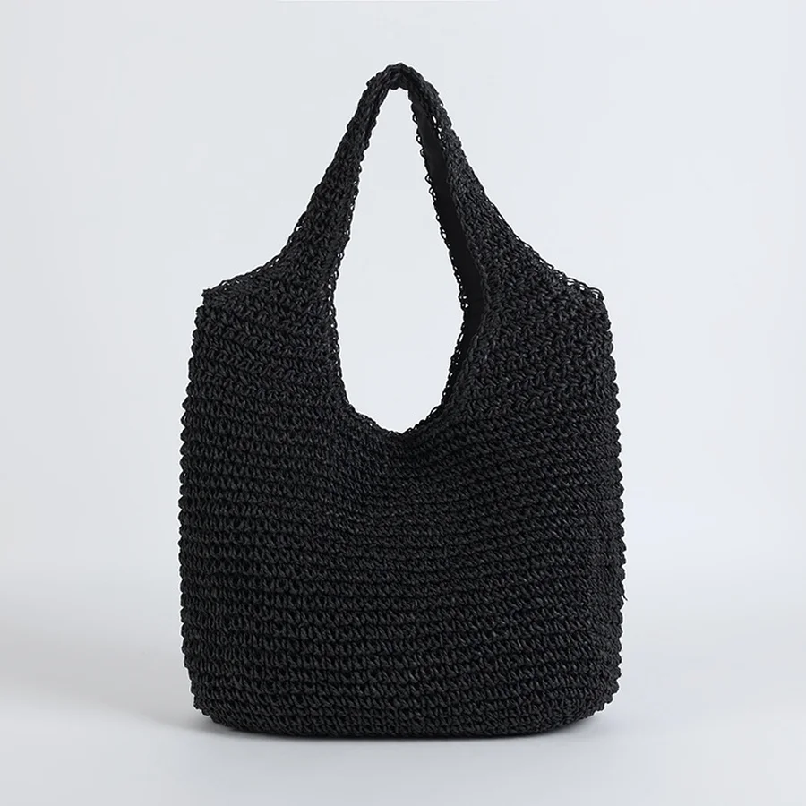 Heidi-Mode | Strohtasche Geflochtene Tasche Leicht & Strapazierfähig Lässige Sommertasche - Image 6