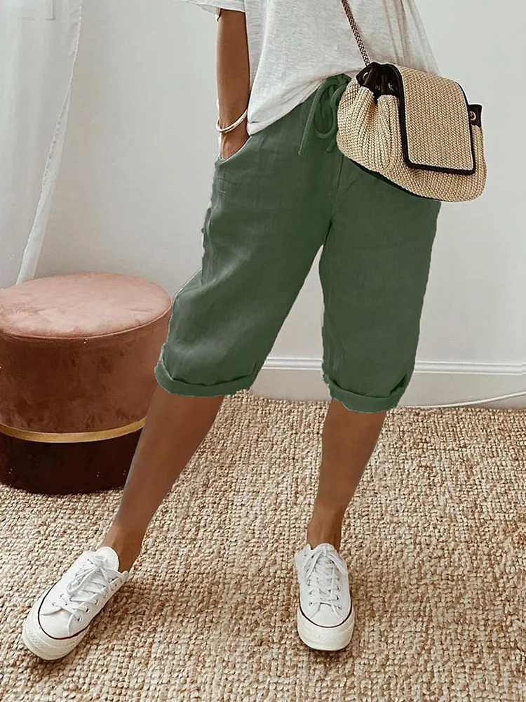 Heidi-Mode | Stylische Baumwoll Leinen Hosen für Frauen - Image 3