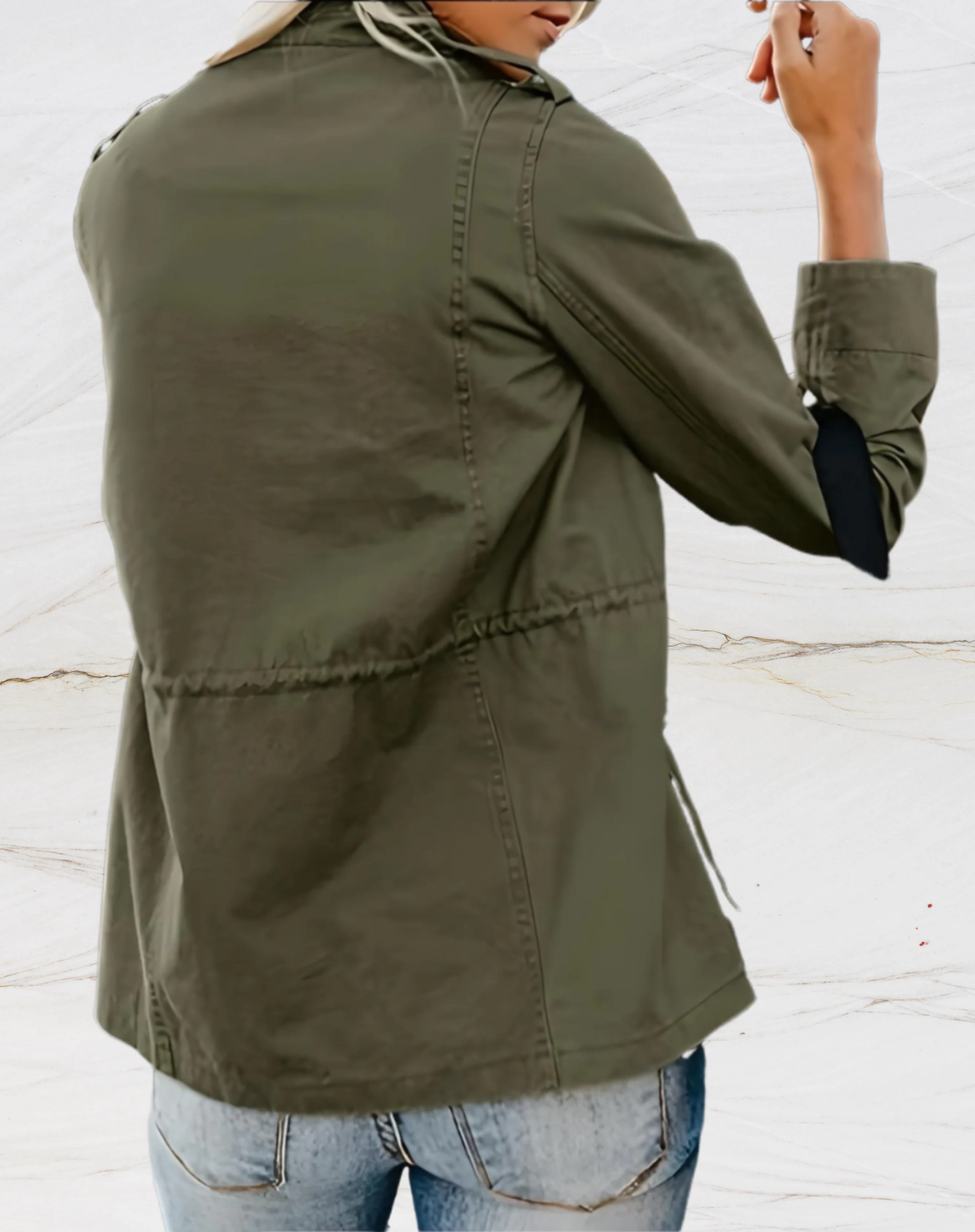 Heidi-Mode | Stylische Zip-Up Utility Jacke - Image 4