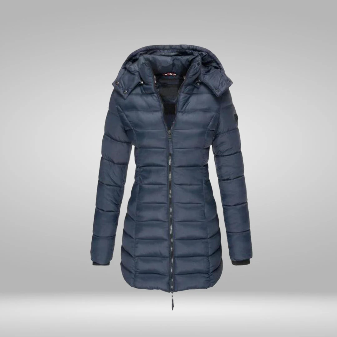Heidi-Mode | Stylischer Langer Mantel mit Weichem Innenfutter und Kapuze - Image 3