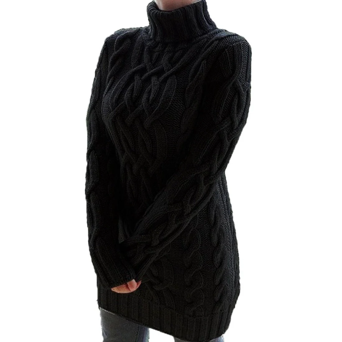 Heidi-Mode | Halte Dich Kuschelig Warm mit Diesem Stylischen Strickkleid - Image 4