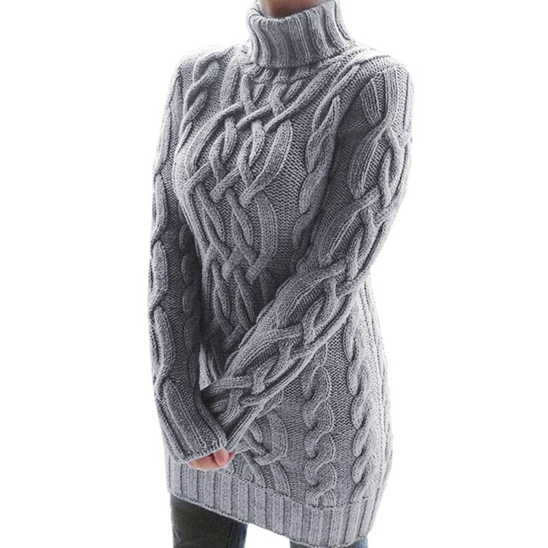 Heidi-Mode | Halte Dich Kuschelig Warm mit Diesem Stylischen Strickkleid - Image 5