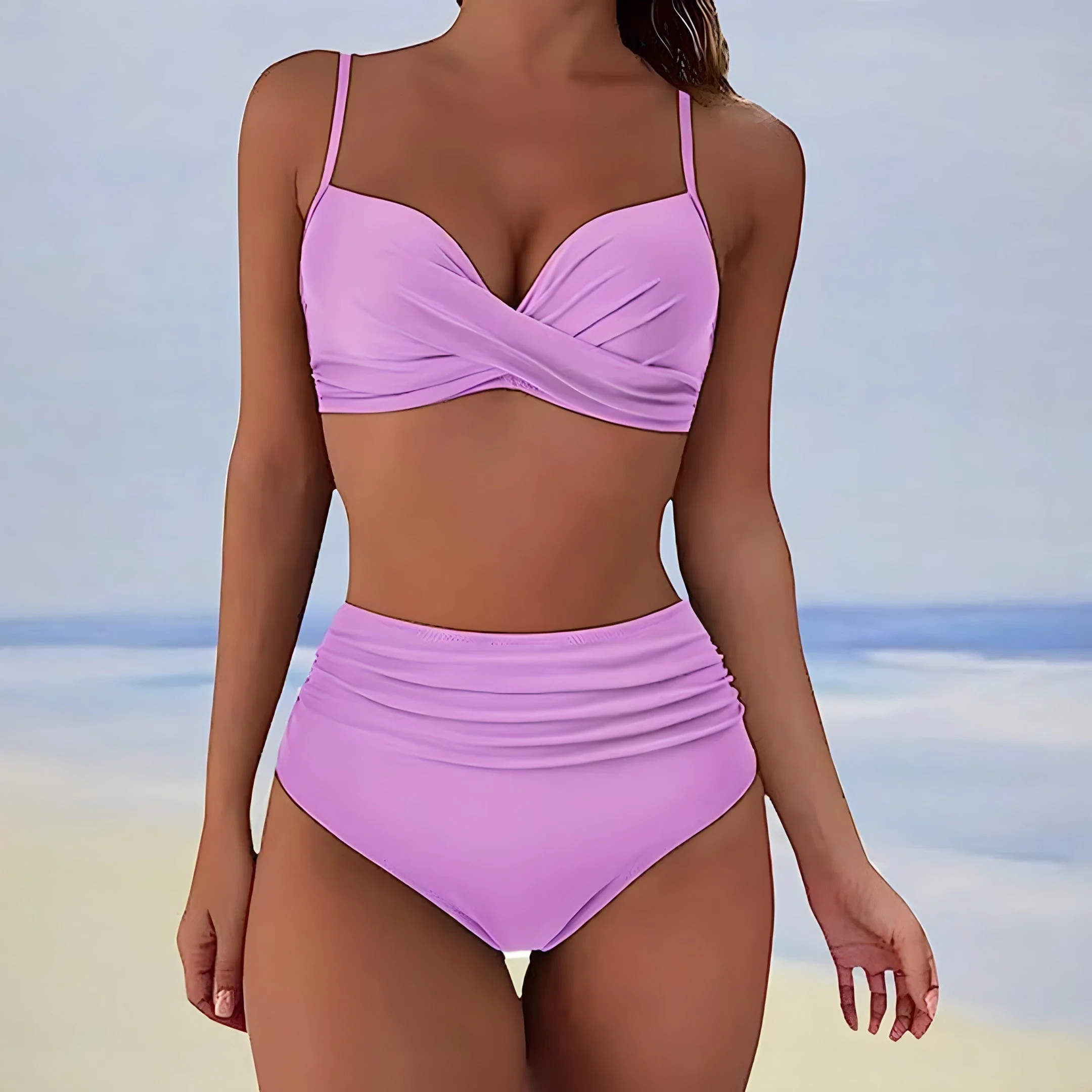 Heidi-Mode | Stylischer High-Waisted Bikini - Image 7