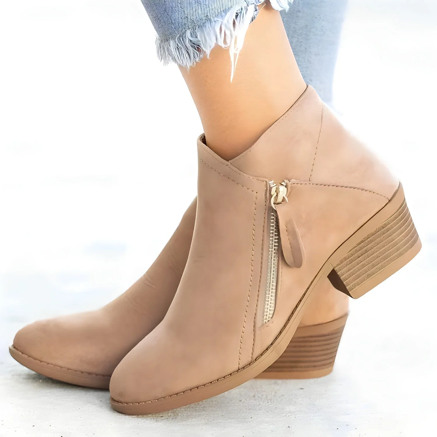 Heidi-Mode | Stylische Wild Vegan-lederstiefel - Image 4