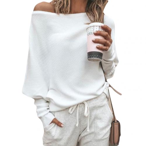 Heidi-Mode | Sweater Trendiger Weicher Schulterfreier Pullover - Image 6
