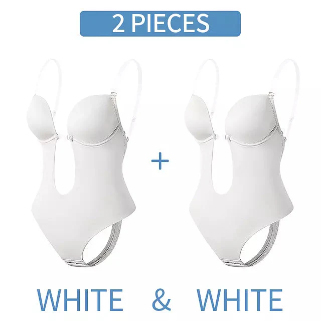 Heidi-Mode | Tiefer V-Ausschnitt Körperformender Bodysuit - Image 20