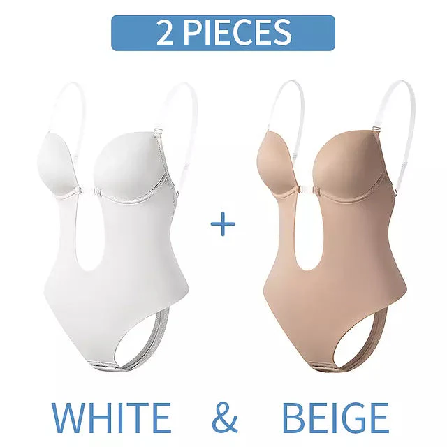 Heidi-Mode | Tiefer V-Ausschnitt Körperformender Bodysuit - Image 22