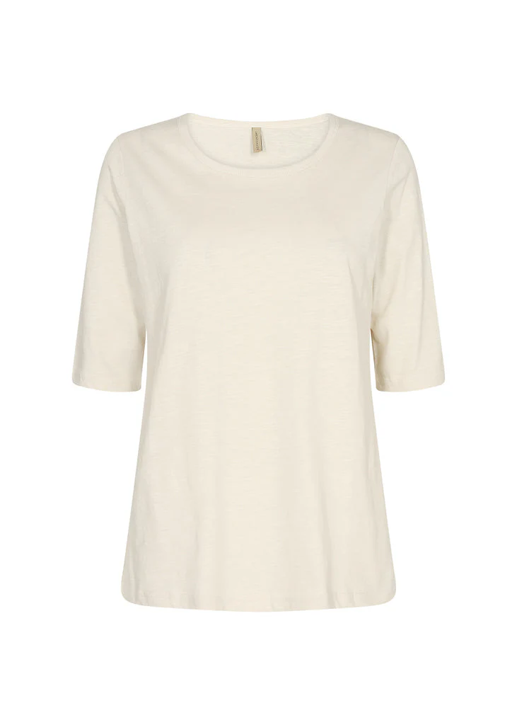 Heidi-Mode | T-Shirt mit Längeren Ärmeln In Creme - Image 4