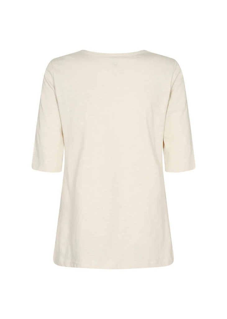 Heidi-Mode | T-Shirt mit Längeren Ärmeln In Creme - Image 5