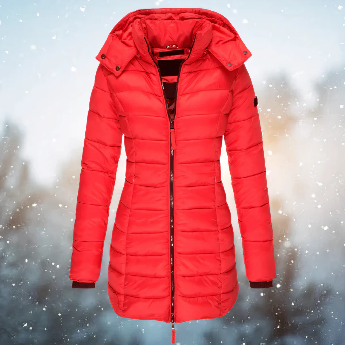 Heidi-Mode | Taillierter Winter-Puffermantel für Damen - Image 5