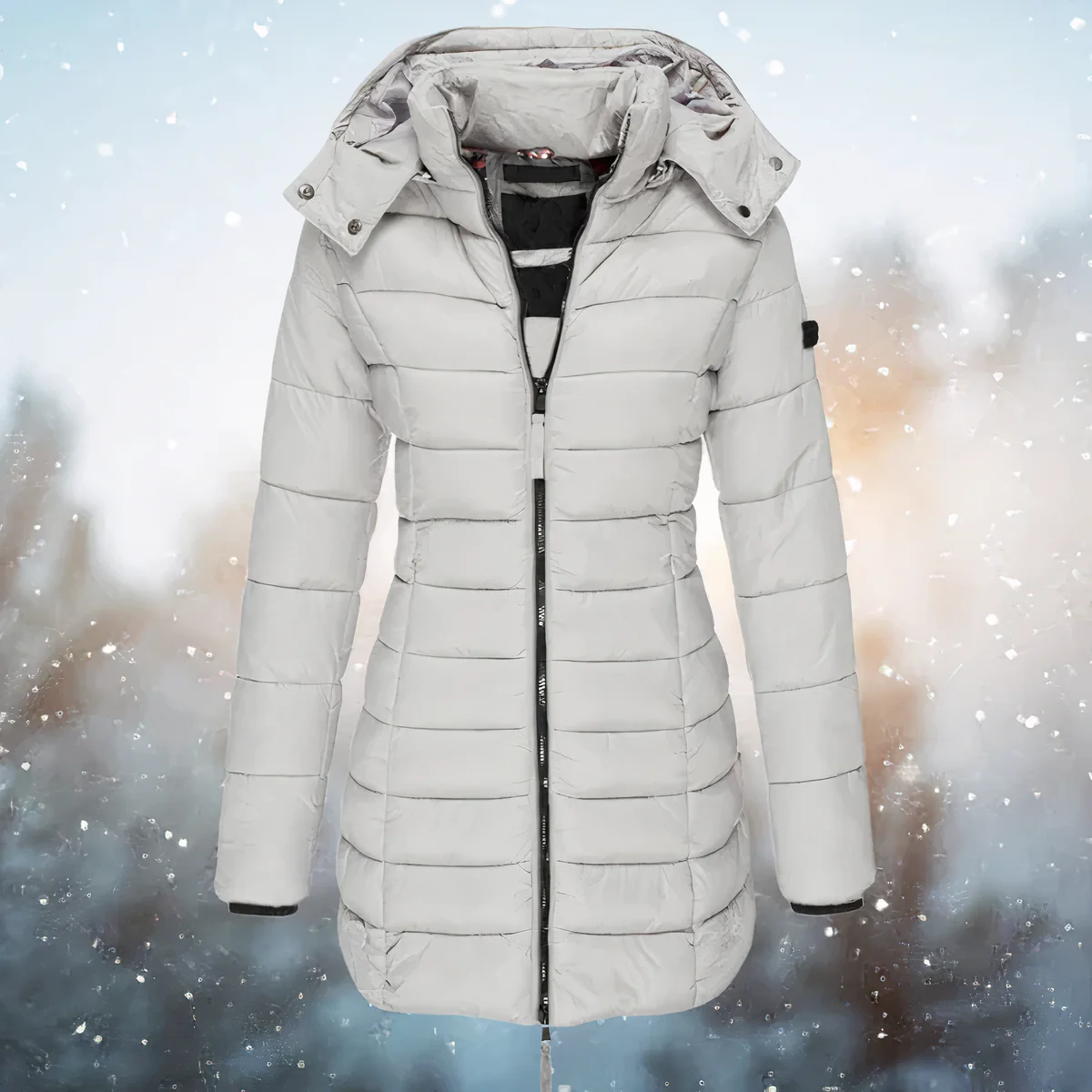 Heidi-Mode | Taillierter Winter-Puffermantel für Damen - Image 6