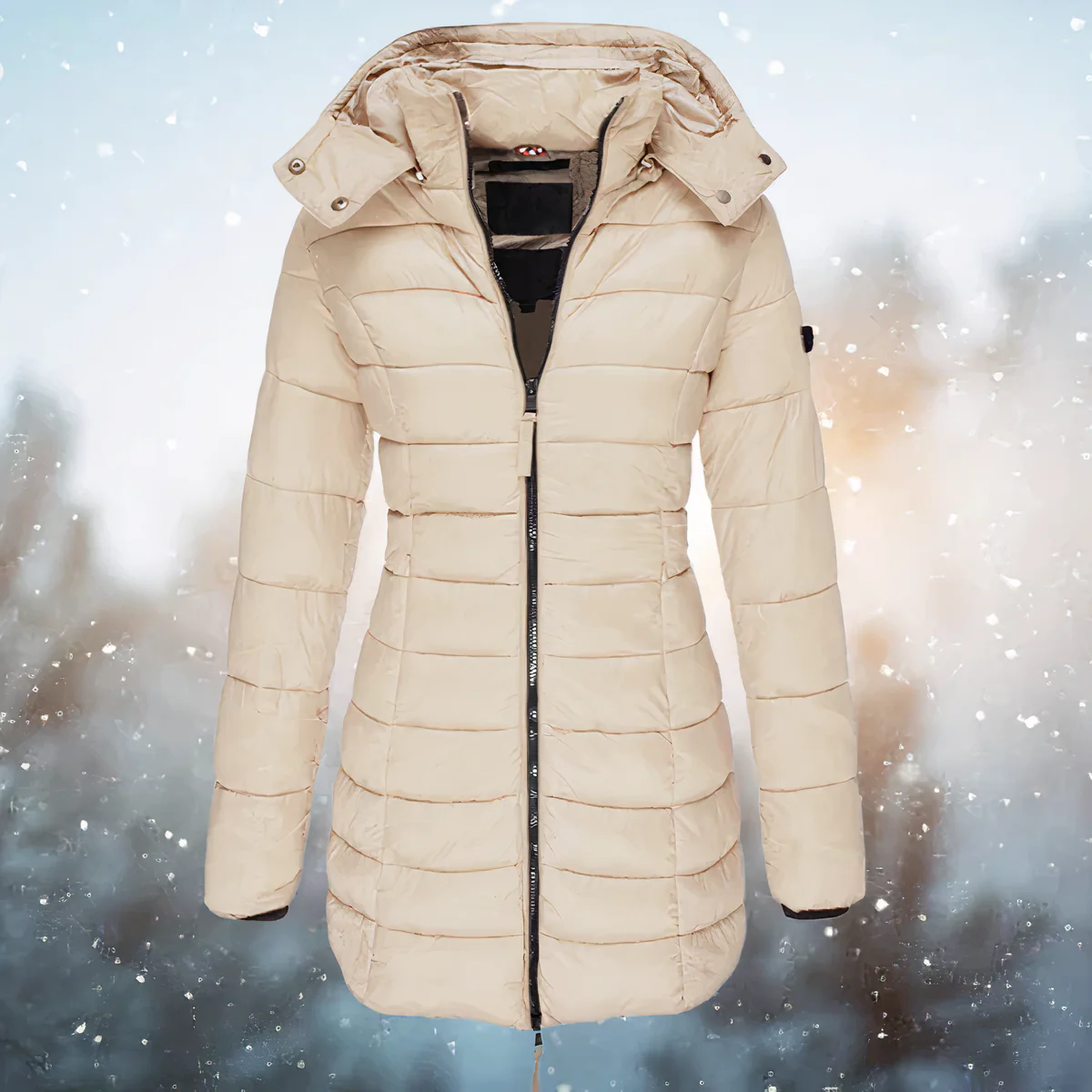 Heidi-Mode | Taillierter Winter-Puffermantel für Damen - Image 7