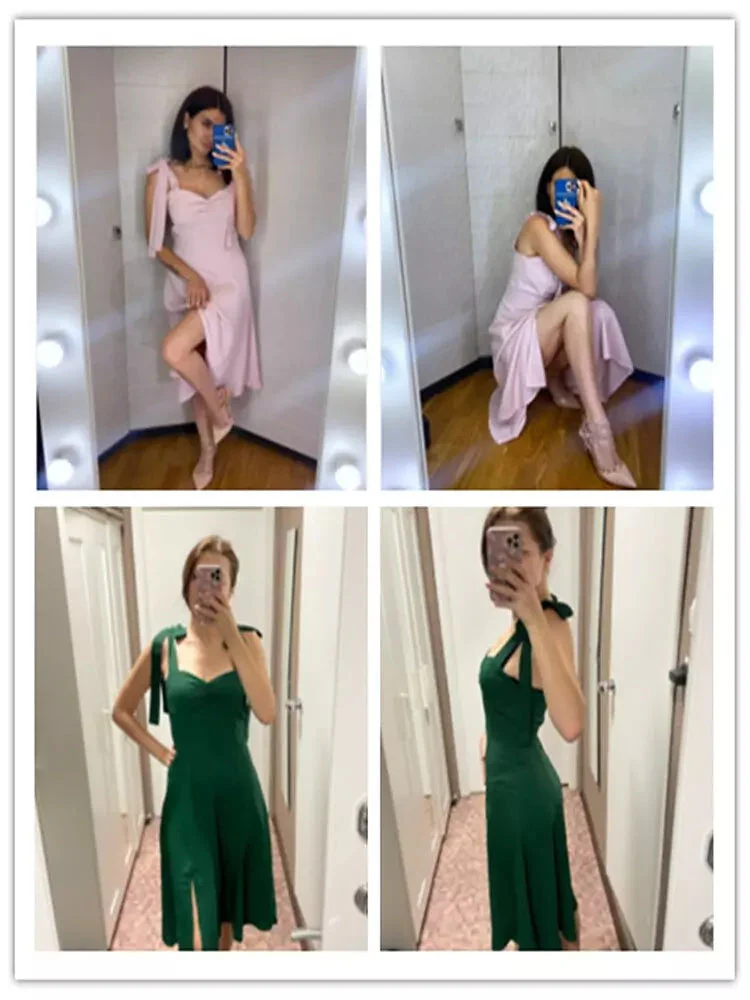 Heidi-Mode | Rückenfreies Korsett Korean Midi-Kleid für Frauen - Image 5